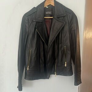 Soft leather timeless bikers jacket